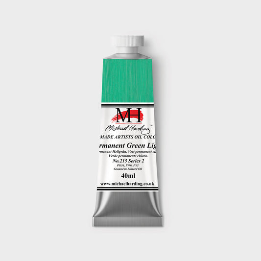 Michael Harding Oil paint 40ml 215 Permanent Green Light S2