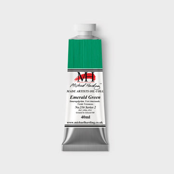 Michael Harding Oil paint 40ml 216 Emerald Green S2