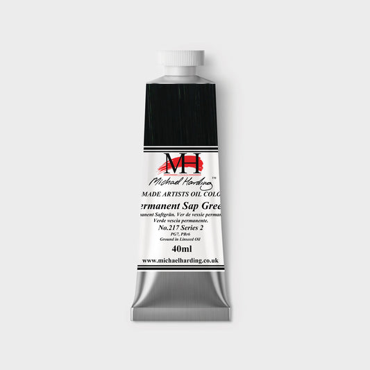Michael Harding Oil paint 40ml 217 Permanent Sap Green S2
