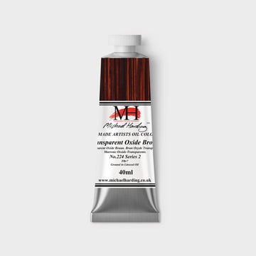 Michael Harding Oil paint 40ml 224 Transparent Oxide Brown S2