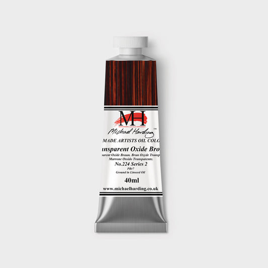 Michael Harding Oil paint 40ml 224 Transparent Oxide Brown S2