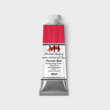 Michael Harding Oil paint 40ml 230 Pyrrole Red S2
