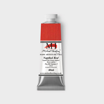 Michael Harding Oil paint 40ml 301 Napthol Red S3
