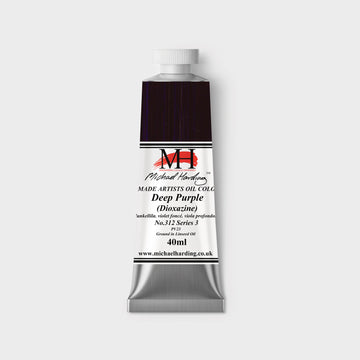 Michael Harding Oil paint 40ml 312 Deep Purple (Dioxazine) S3