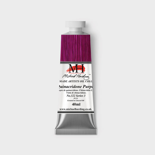 Michael Harding Oil paint 40ml 322 Quinacridone Purple S3