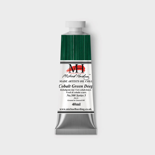 Michael Harding Oil paint 40ml 508 Cobalt Green Deep S5