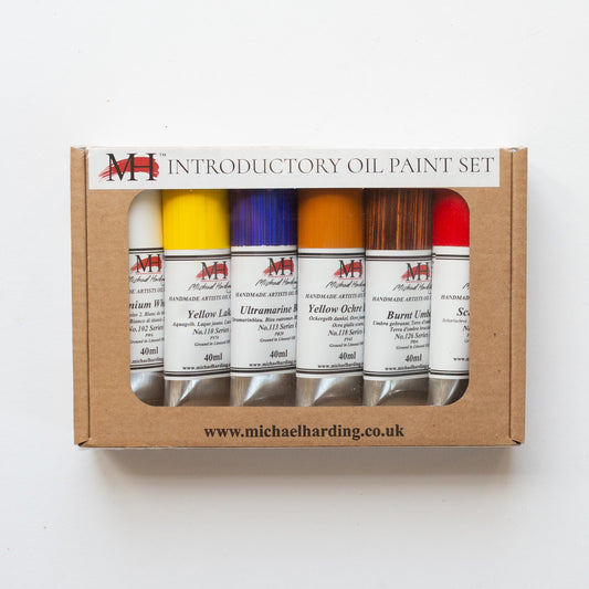 Michael Harding Oil paint 40ml Set 6 Introductory