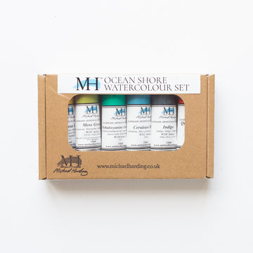 Michael Harding Artist Watercolour 15ml Set 6 Ocean Shore