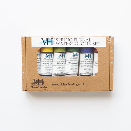 Michael Harding Artist Watercolour 15ml Set 6 Spring Floral