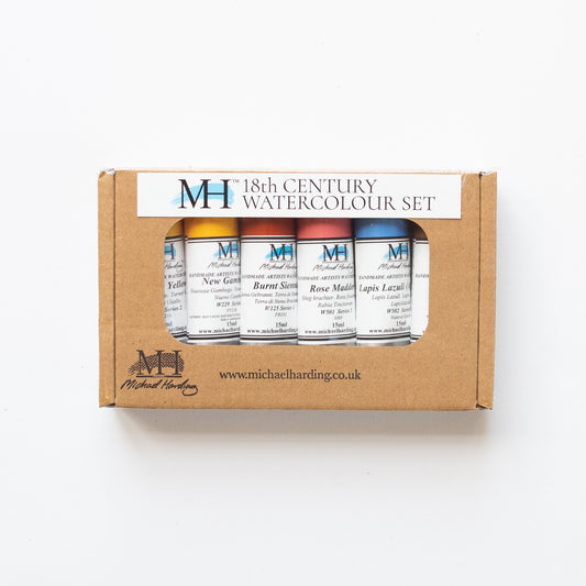 Michael Harding Artist Watercolour 15ml Set 6 Antique 18th Century Masters