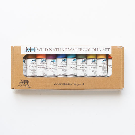 Michael Harding Artist Watercolour 15ml Set 10 Wild Nature