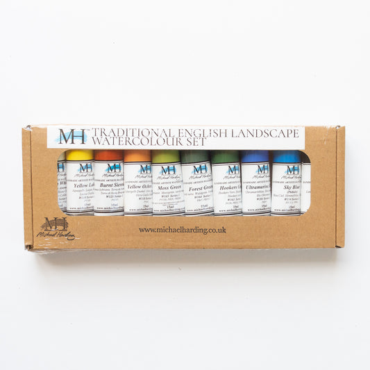 Michael Harding Artist Watercolour 15ml Set 10 Traditional English Landscape