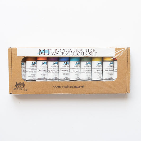 Michael Harding Artist Watercolour 15ml Set 10 Tropical Nature