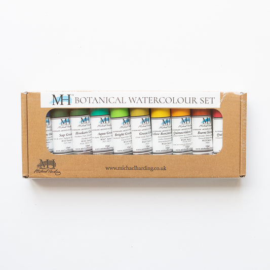 Michael Harding Artist Watercolour 15ml Set 10 Botanical