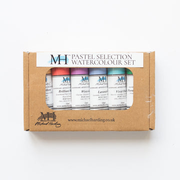 Michael Harding Artist Watercolour 15ml Set 6 Pastel Selection