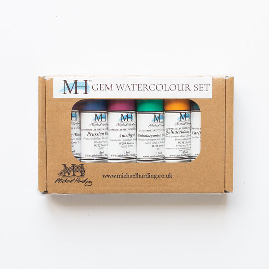 Michael Harding Artist Watercolour 15ml Set 6 Gem