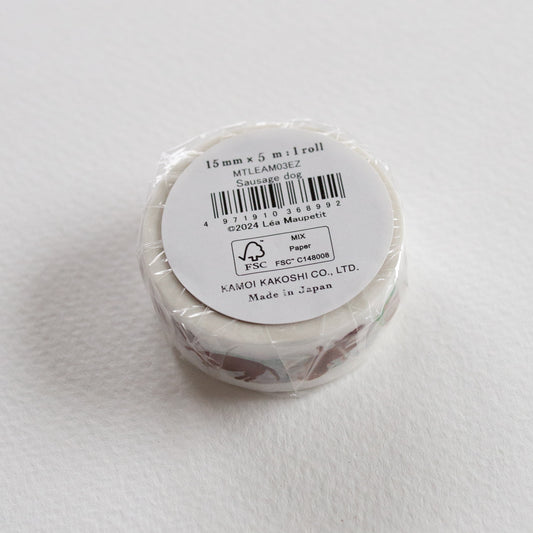 MT Masking tape by Léa Maupetit Sausage dog