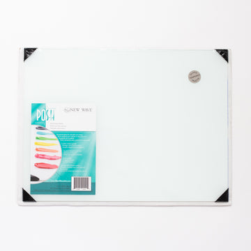 New Wave POSH White Glass Table Top Palette 30,5x40,6cm