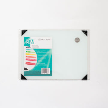 New Wave POSH White Glass Table Top Palette 22,8x30,5cm