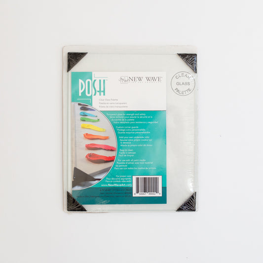 New Wave POSH White Glass Table Top Palette 17,2x21,3cm