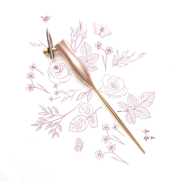 Tom's Studio Bloom Calligraphy Pen Oblique Peony