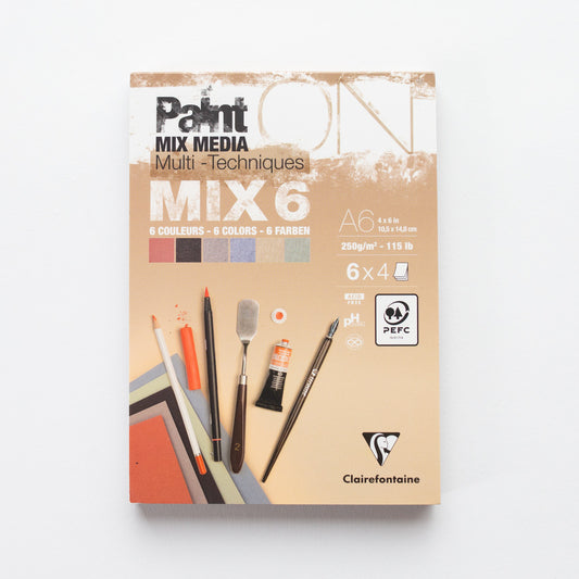 Paint’ON Mixed Media 250g Mix 6 kleuren A3 24 vellen