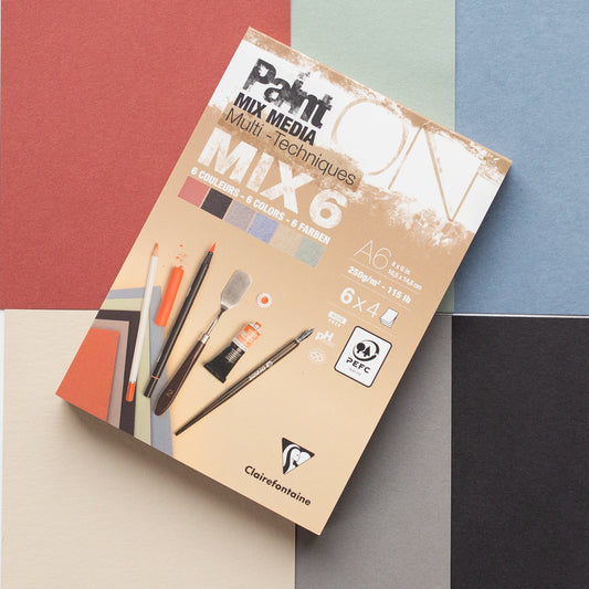 Paint’ON Mixed Media 250g Mix 11 kleuren A4 27 vellen