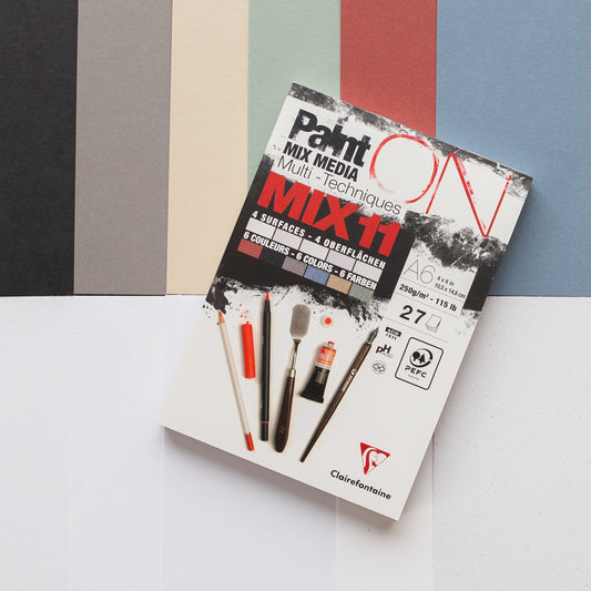 Paint’ON Mixed Media 250g Mix 11 kleuren A3 27 vellen