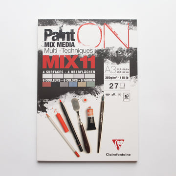 Paint’ON Mixed Media 250g Mix 11 kleuren A3 27 vellen