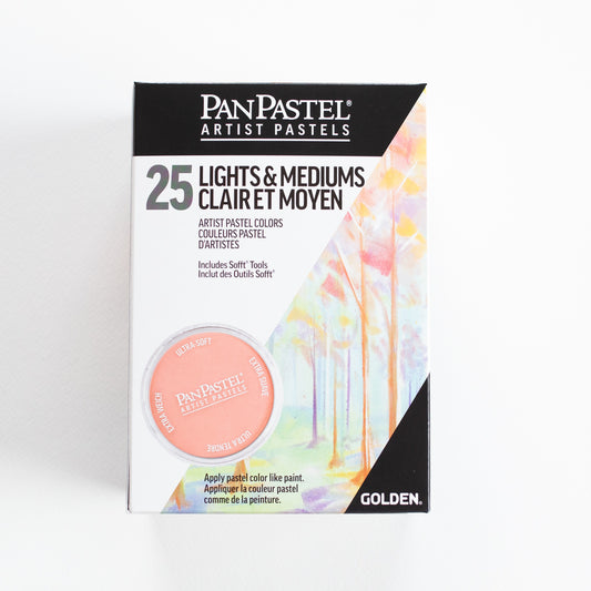 PanPastel Light and Medium Set with 25 Pans