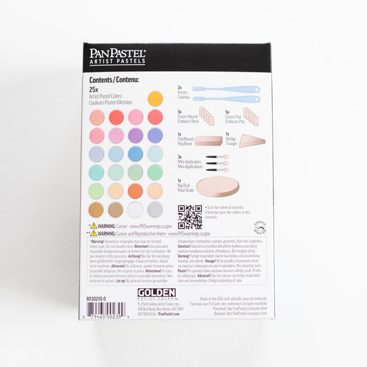 PanPastel Light and Medium Set with 25 Pans