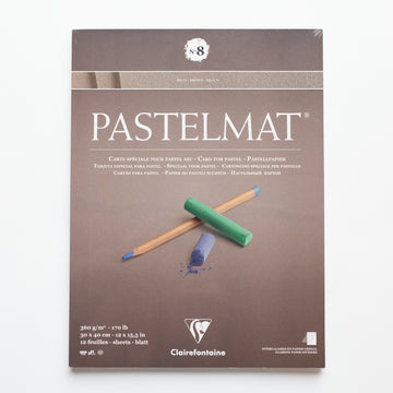 Clairefontaine Pastelmat N°8 360g 30x40cm Bruin 12 vellen