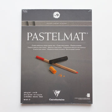 Clairefontaine Pastelmat N°9 360g 30x40cm Donkergrijs 12 vellen
