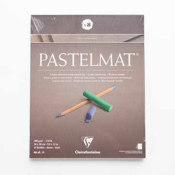 Clairefontaine Pastelmat N°8 360g 24x30cm Bruin 12 vellen