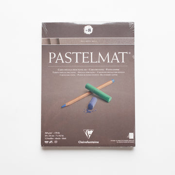 Clairefontaine Pastelmat N°8 360g 18x24cm Bruin 12 vellen