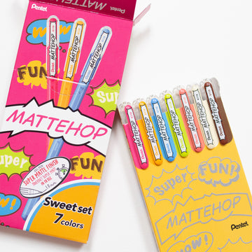 Pentel Gelroller Mattehop Sweet Set