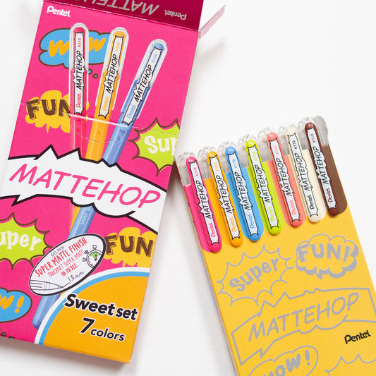 Pentel Gelroller Mattehop Sweet Set