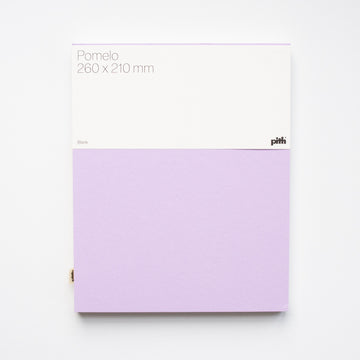 Pith Pomelo Notebook Lavender Blank