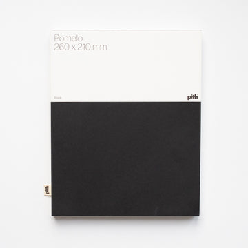 Pith Pomelo Notebook Black Blank