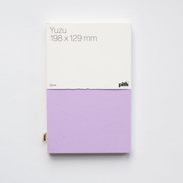 Pith Yuzu Notebook Lavender Blank