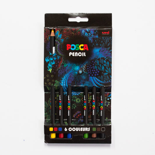 Uni Posca kleurpotloden set 6