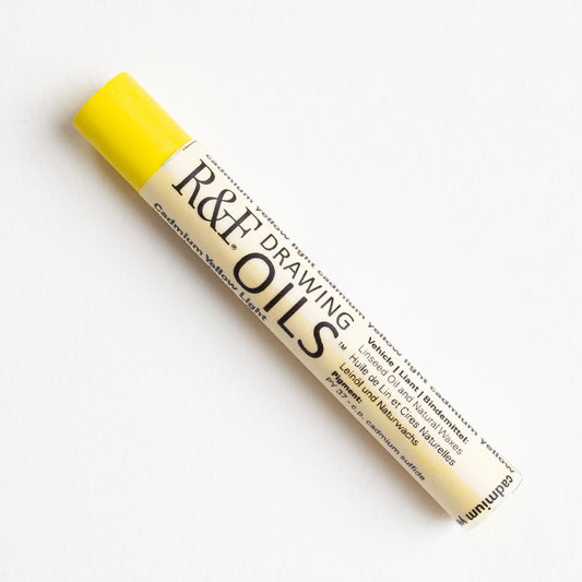 R&F Drawing Oils 12ml Cadmium Yellow Light
