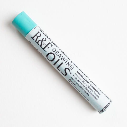 R&F Drawing Oils 12ml Malachite Green