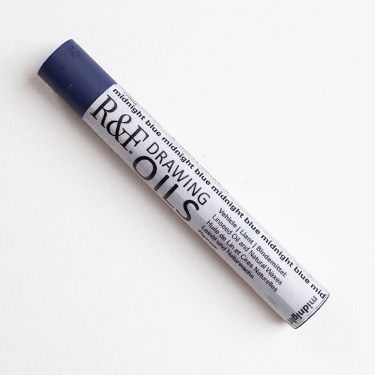 R&F Drawing Oils 12ml Midnight Blue