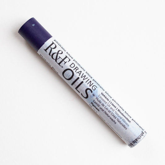 R&F Drawing Oils 12ml Phthalo Blue