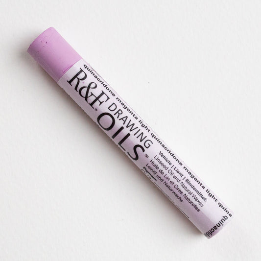 R&F Drawing Oils 12ml Quinacridone Magenta Light