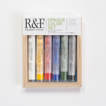 R&F Pigment Stick 38ml Opaque Color Set of 6 Sticks