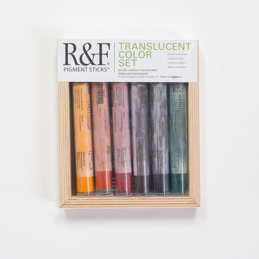 R&F Pigment Stick 38ml Translucent Color Set of 6 Sticks