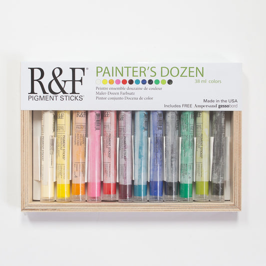 R&F Pigment Stick 38ml Painters Dozen Set of 12 Sticks