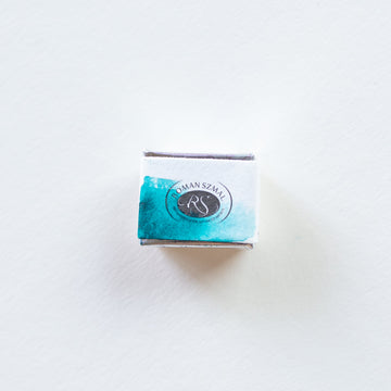 Roman Szmal Aquarius Watercolour 228 Half pan Transparent Turquoise 2